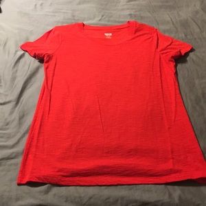 Plain red T-shirt